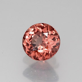 1.18 ct Orange Malaya Garnet Stone, Natural Malaya Garnet in Round Facet Shape for Sale
