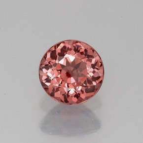 1.07 ct Orange Malaya Garnet Gemstone, Malaya Garnet Gem in Round Facet Shape for Sale.