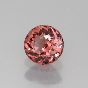 1.07 ct Orange Malaya Garnet Stone, Natural Malaya Garnet in Round Facet Shape for Sale