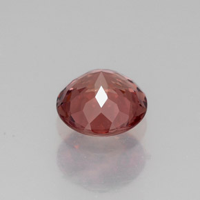 Malaya Garnet Gemstone in 6 mm (calibrated) Size for Sale, Malaya Garnet Stone in Pink Orange Color