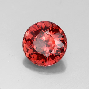 3.09 ct Pink Malaya Garnet Stone, Natural Malaya Garnet in Round Facet Shape for Sale