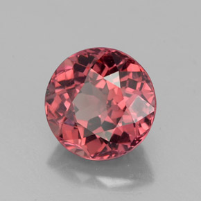 3.22 ct Pink Malaya Garnet Stone, Natural Malaya Garnet in Round Facet Shape for Sale