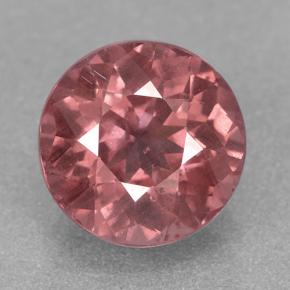 2.95 ct Pink Malaya Garnet Gemstone, Malaya Garnet Gem in Round Facet Shape for Sale.