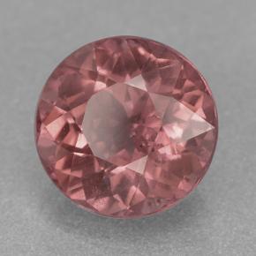 2.95 ct Pink Malaya Garnet Stone, Natural Malaya Garnet in Round Facet Shape for Sale