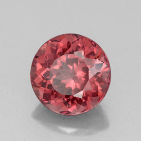 3.06 ct Pink Malaya Garnet Stone, Natural Malaya Garnet in Round Facet Shape for Sale