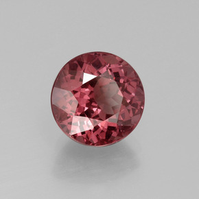 3.84 ct Pink Malaya Garnet Stone, Natural Malaya Garnet in Round Facet Shape for Sale