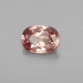 1.03 ct Pink Malaya Garnet Stone, Natural Malaya Garnet in Oval Facet Shape for Sale