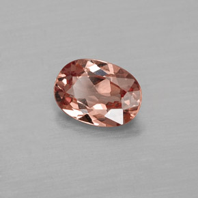 0.85 ct Pink Malaya Garnet Stone, Natural Malaya Garnet in Oval Facet Shape for Sale