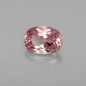 1.04 ct Pink Malaya Garnet Stone, Natural Malaya Garnet in Oval Facet Shape for Sale