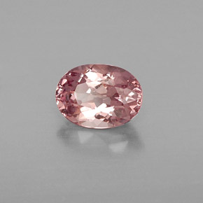 1.02 ct Pink Malaya Garnet Stone, Natural Malaya Garnet in Oval Facet Shape for Sale