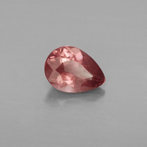 0.79 ct Pink Malaya Garnet Stone, Natural Malaya Garnet in Pear Facet Shape for Sale