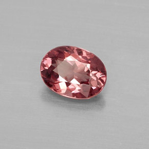 1.03 ct Pink Malaya Garnet Stone, Natural Malaya Garnet in Oval Facet Shape for Sale