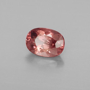 1.04 ct Pink Malaya Garnet Stone, Natural Malaya Garnet in Oval Facet Shape for Sale