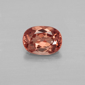 1.12 ct Orange Malaya Garnet Gemstone, Malaya Garnet Gem in Oval Facet Shape for Sale.