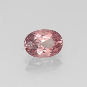 0.92 ct Pink Malaya Garnet Stone, Natural Malaya Garnet in Oval Facet Shape for Sale