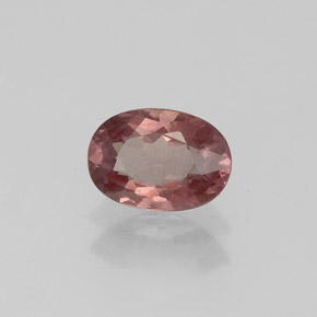 0.87 ct Pink Malaya Garnet Stone, Natural Malaya Garnet in Oval Facet Shape for Sale