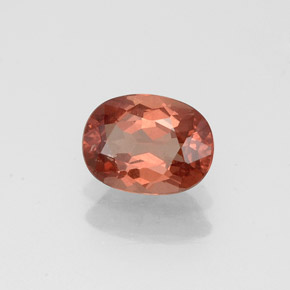 0.99 ct Orange Malaya Garnet Stone, Natural Malaya Garnet in Oval Facet Shape for Sale