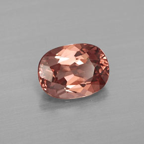 1.14 ct Pink Malaya Garnet Stone, Natural Malaya Garnet in Oval Facet Shape for Sale