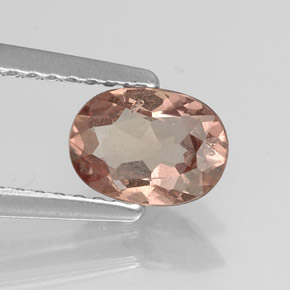 0.90 ct Orange Malaya Garnet Stone, Natural Malaya Garnet in Oval Facet Shape for Sale
