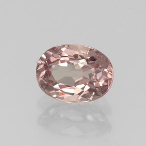 0.98 ct Pink Malaya Garnet Stone, Natural Malaya Garnet in Oval Facet Shape for Sale