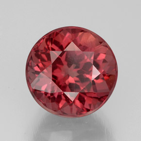 4.77 ct Pink Malaya Garnet Stone, Natural Malaya Garnet in Round Facet Shape for Sale