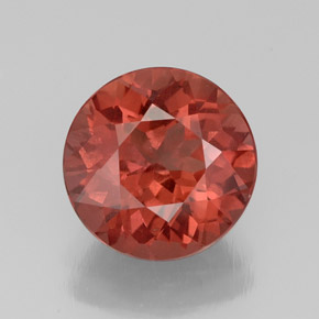 3.18 ct Pink Malaya Garnet Gemstone, Malaya Garnet Gem in Round Facet Shape for Sale.