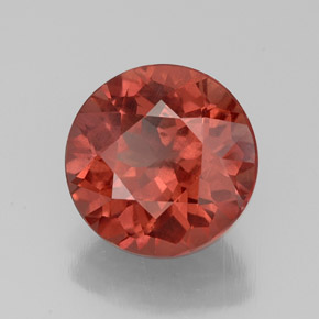 3.18 ct Pink Malaya Garnet Stone, Natural Malaya Garnet in Round Facet Shape for Sale
