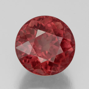 5.25 ct Pink Malaya Garnet Stone, Natural Malaya Garnet in Round Facet Shape for Sale