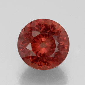 3.8ct Round Facet Rose Malaya Garnet for sale thumb image of 3.8ct Round Facet Rose Malaya Garnet (ID: 329835)