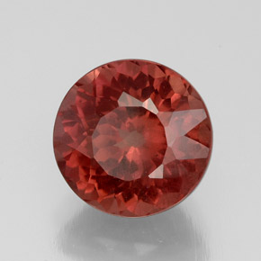3.80 ct Pink Malaya Garnet Stone, Natural Malaya Garnet in Round Facet Shape for Sale