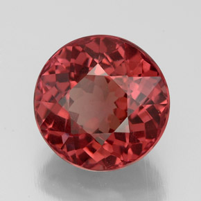 4.95 ct Pink Malaya Garnet Stone, Natural Malaya Garnet in Round Facet Shape for Sale