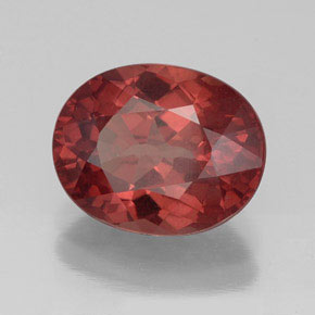 3.42 ct Pink Malaya Garnet Stone, Natural Malaya Garnet in Oval Facet Shape for Sale