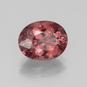 3.17 ct Pink Malaya Garnet Stone, Natural Malaya Garnet in Oval Facet Shape for Sale