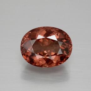 3.7ct Oval Facet Orange Malaya Garnet for sale thumb image of 3.7ct Oval Facet Orange Malaya Garnet (ID: 332199)