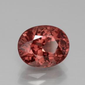 3.84 ct Pink Malaya Garnet Stone, Natural Malaya Garnet in Oval Facet Shape for Sale