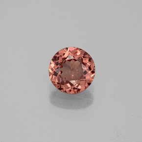 0.82 ct Pink Malaya Garnet Gemstone, Malaya Garnet Gem in Round Facet Shape for Sale.