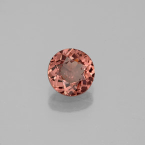 0.82 ct Pink Malaya Garnet Stone, Natural Malaya Garnet in Round Facet Shape for Sale