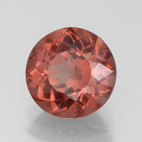 2.41 ct Pink Malaya Garnet Stone, Natural Malaya Garnet in Round Facet Shape for Sale