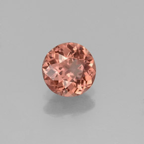 0.83 ct Pink Malaya Garnet Stone, Natural Malaya Garnet in Round Facet Shape for Sale
