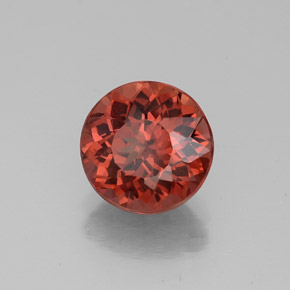 2.41 ct Pink Malaya Garnet Stone, Natural Malaya Garnet in Round Facet Shape for Sale