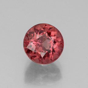3.11 ct Pink Malaya Garnet Stone, Natural Malaya Garnet in Round Facet Shape for Sale