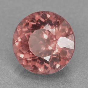 2.82 ct Pink Malaya Garnet Stone, Natural Malaya Garnet in Round Facet Shape for Sale