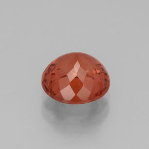 Malaya Garnet Gemstone in 8 mm (calibrated) Size for Sale, Malaya Garnet Stone in Orange Color