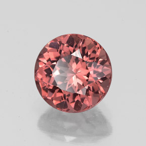 2.30 ct Pink Malaya Garnet Stone, Natural Malaya Garnet in Round Facet Shape for Sale
