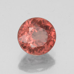 1.29 ct Pink Malaya Garnet Stone, Natural Malaya Garnet in Round Facet Shape for Sale