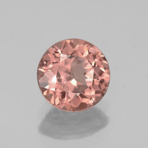 1.33 ct Pink Malaya Garnet Stone, Natural Malaya Garnet in Round Facet Shape for Sale