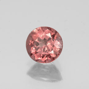 0.83 ct Pink Malaya Garnet Stone, Natural Malaya Garnet in Round Facet Shape for Sale