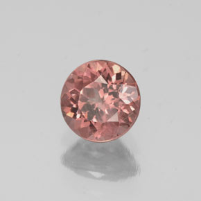 0.83 ct Pink Malaya Garnet Stone, Natural Malaya Garnet in Round Facet Shape for Sale