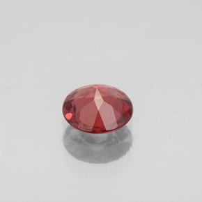 Malaya Garnet Gemstone in 6 mm (calibrated) Size for Sale, Malaya Garnet Stone in Deep Orange Color