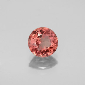 1.06 ct Pink Malaya Garnet Stone, Natural Malaya Garnet in Round Facet Shape for Sale